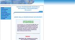 Desktop Screenshot of federazione-naturopati.it